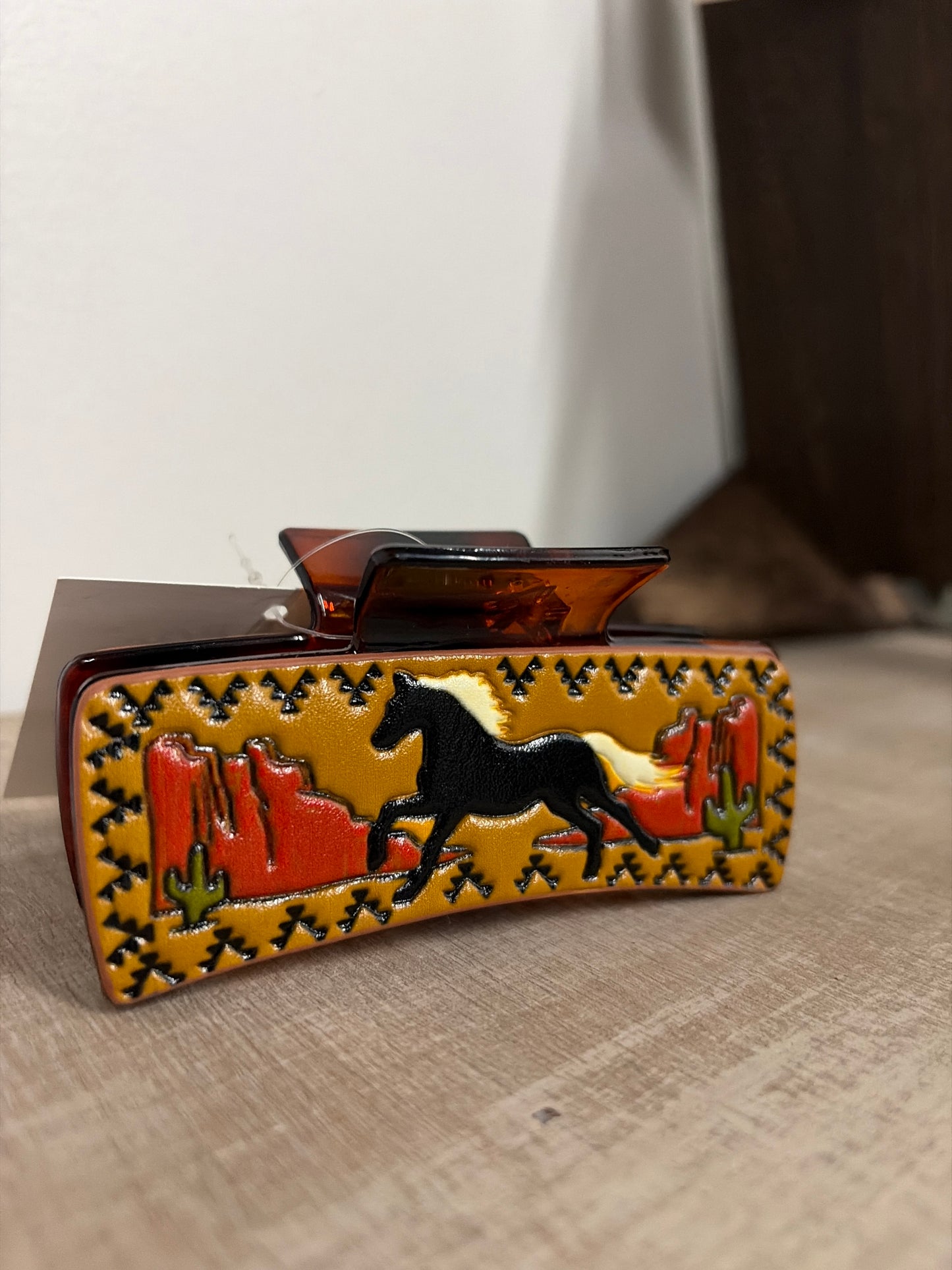 Leather Wildwest hair clip