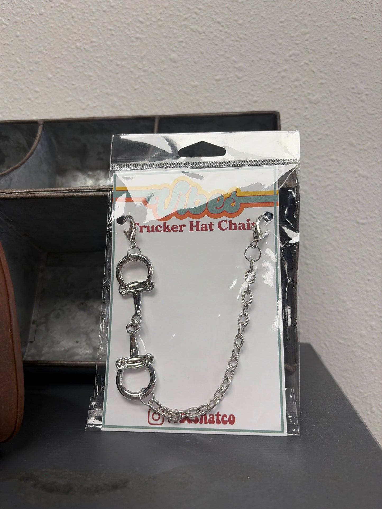 Horse Bit Trucker Hat Chains