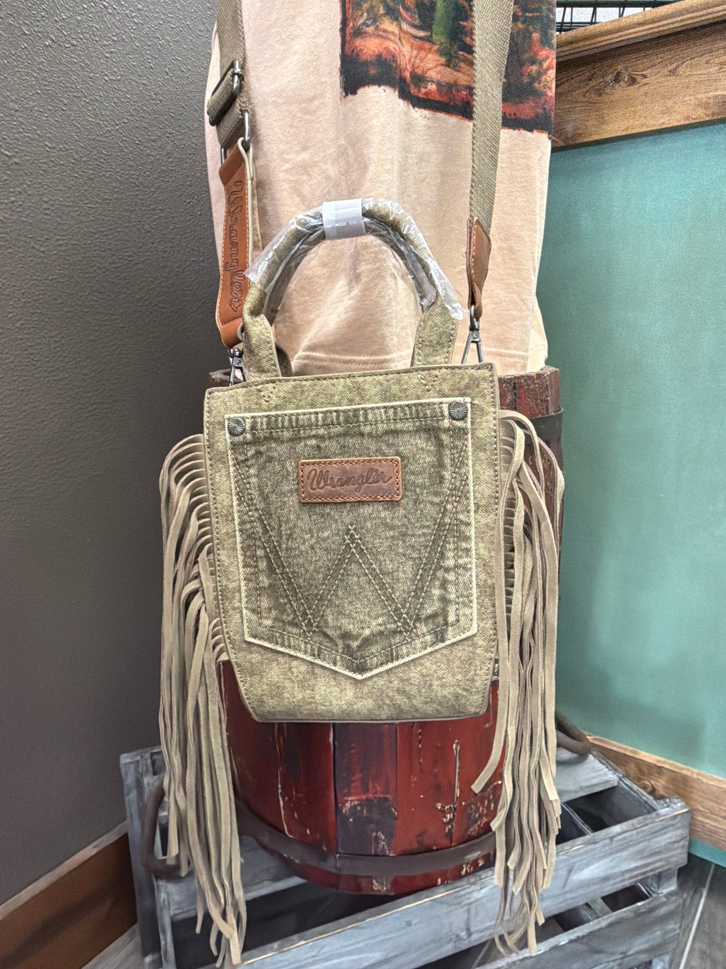 Wrangler Olive Denim