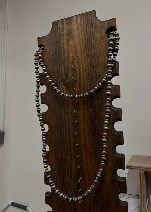 Multicolored Desert Pearl Bead Necklace