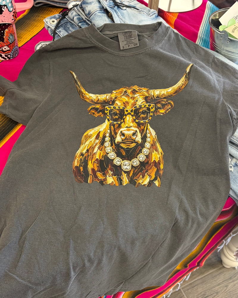 Fancy Cow In Grey