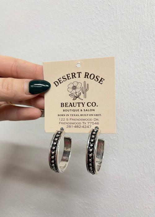 Western Slim Bubble Hoop Mini