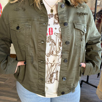 Risen Oversized Distressed Jacket
