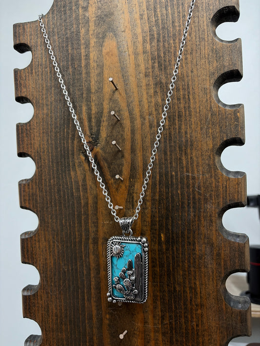 desert cactus bar pendant