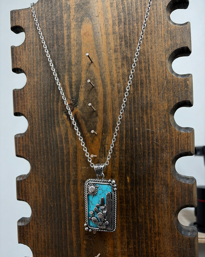 desert cactus bar pendant