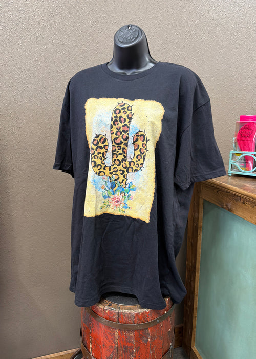 Rebel Leop Cactus Boho Frame Top