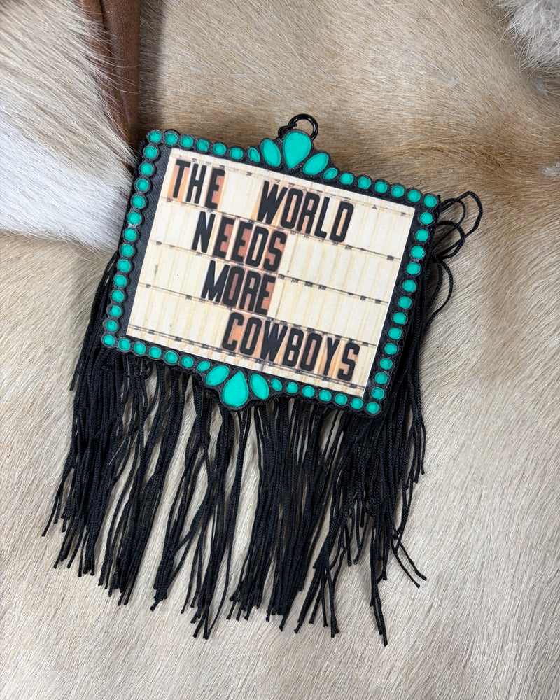 More Cowboys Western Frame Freshie