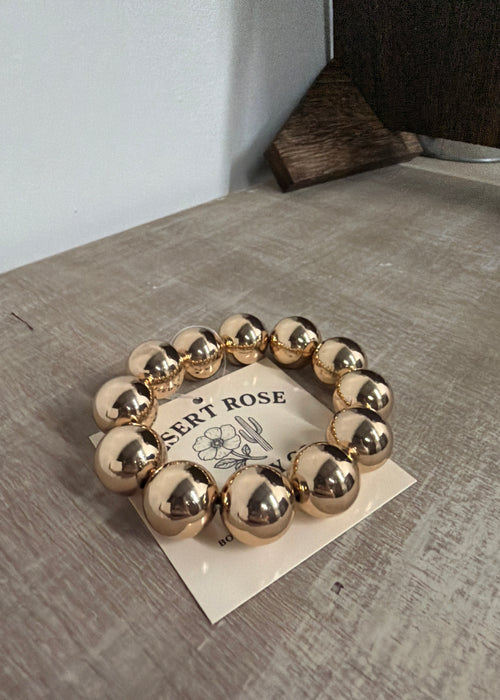 Gold Bubble Bracelet
