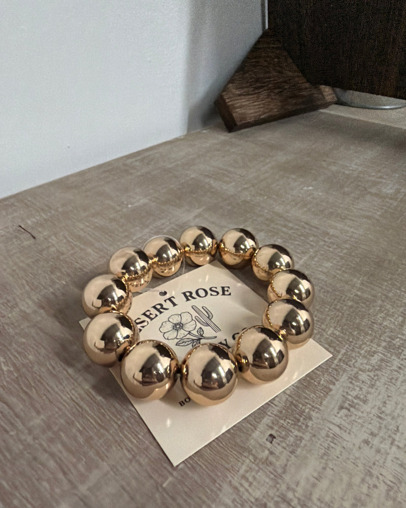 Gold Bubble Bracelet
