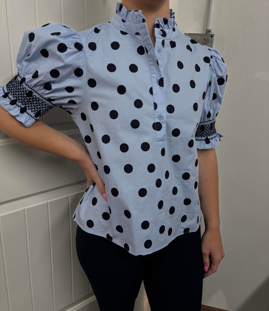 Polka Dot Blouse