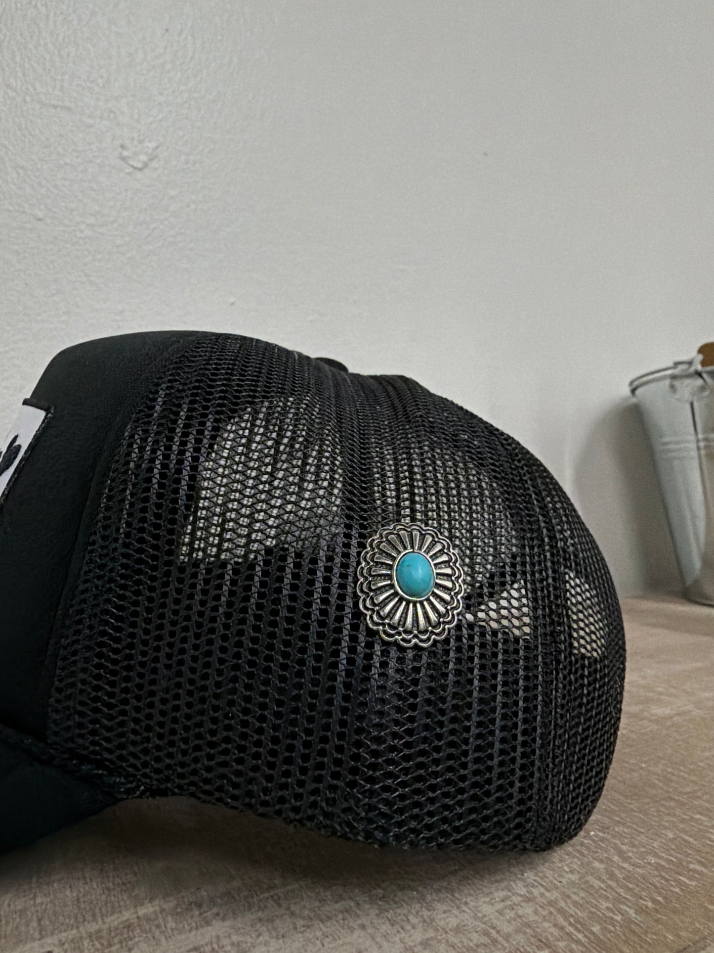 Oval Concho Hat Pin