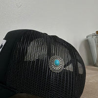 Oval Concho Hat Pin