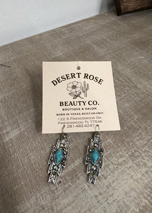 Navajo ganado earrings