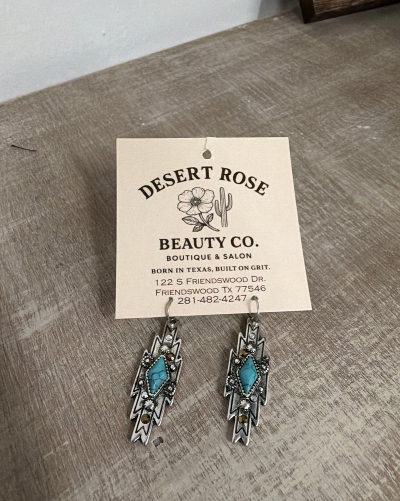 Navajo ganado earrings