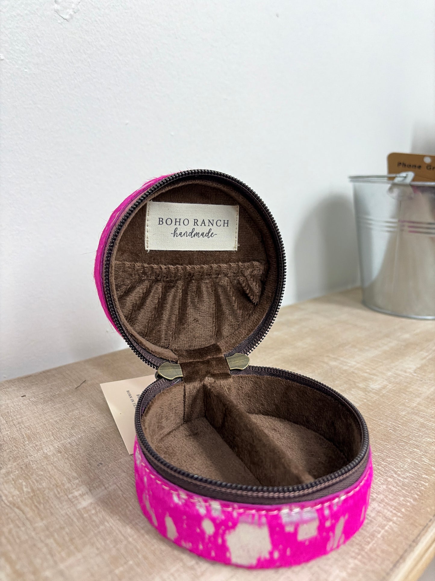 Purple and silver jewelry box