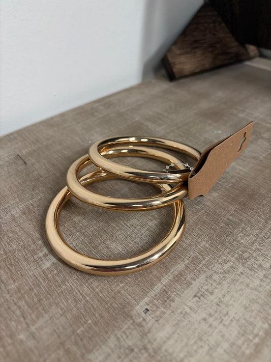 Gold Bangle Set
