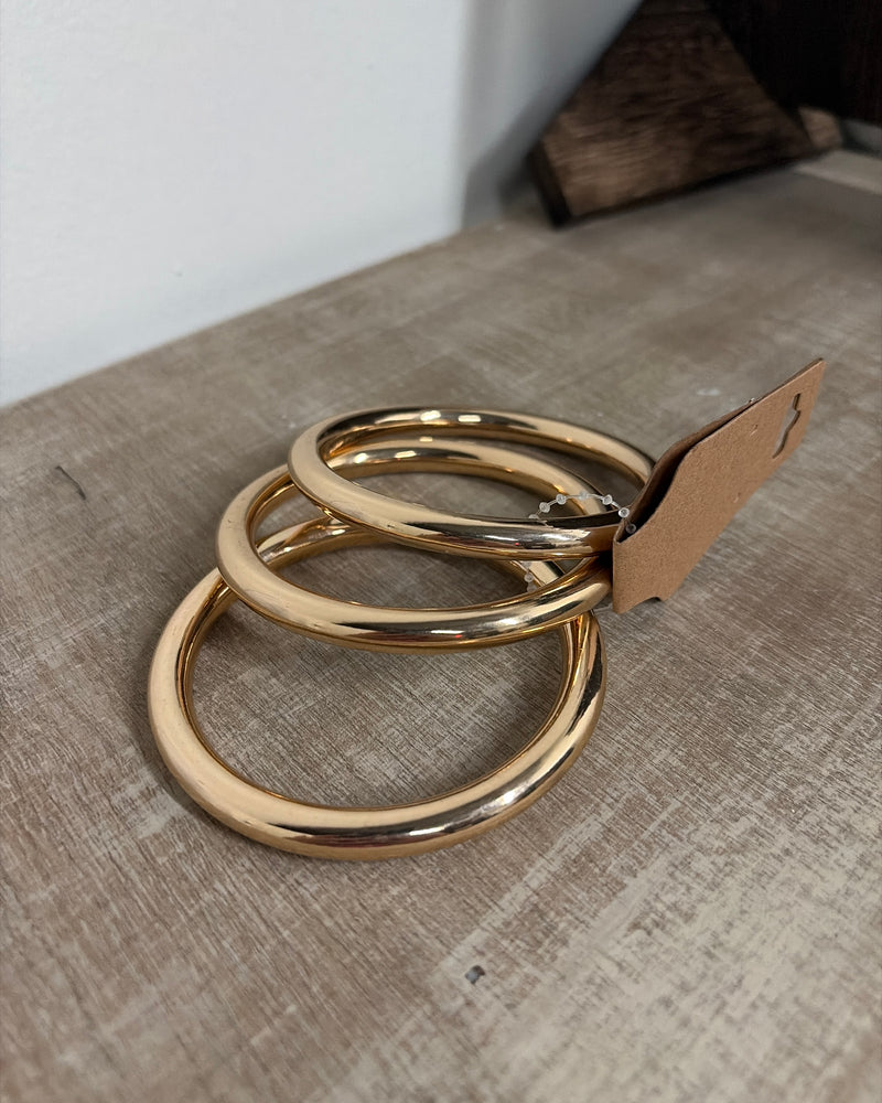 Gold Bangle Set