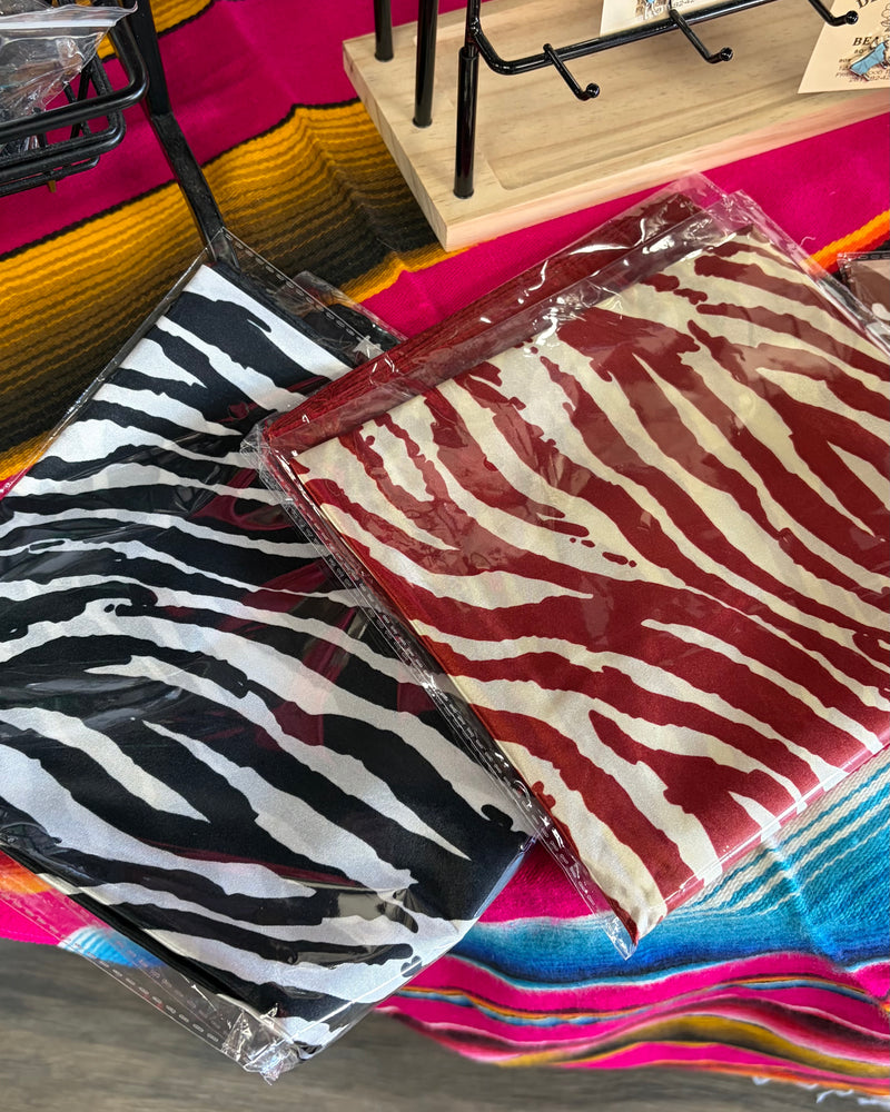 Zebra Print Wild Rags