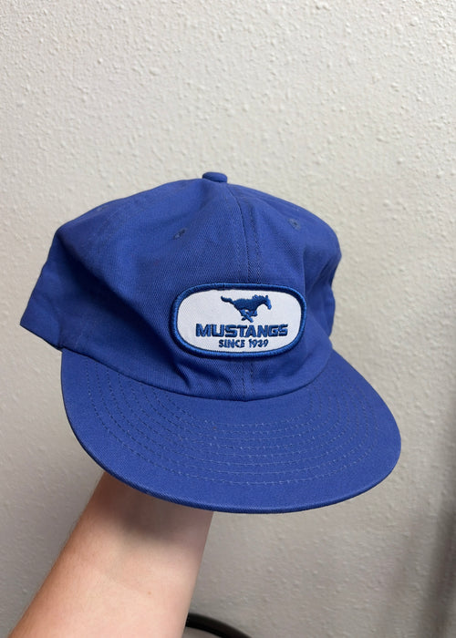 friendswood all blue mustang cap