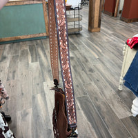 American Darling Crossbody Western Tooled Leather Strap
