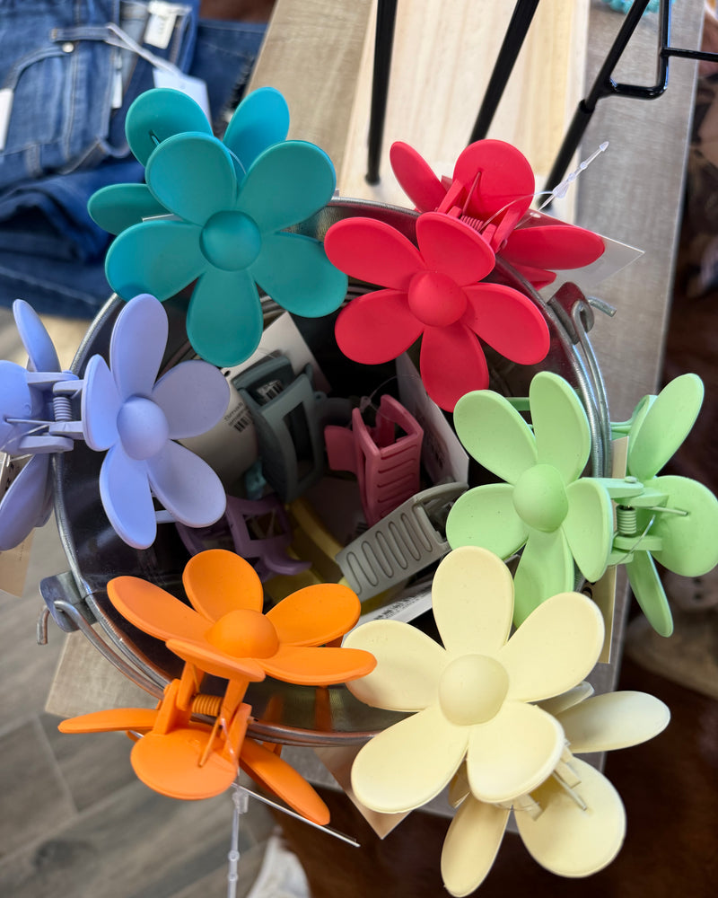 Flower Claw Clip