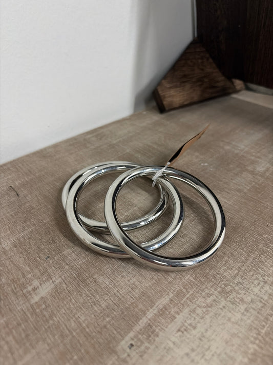 Silver Bangle Set