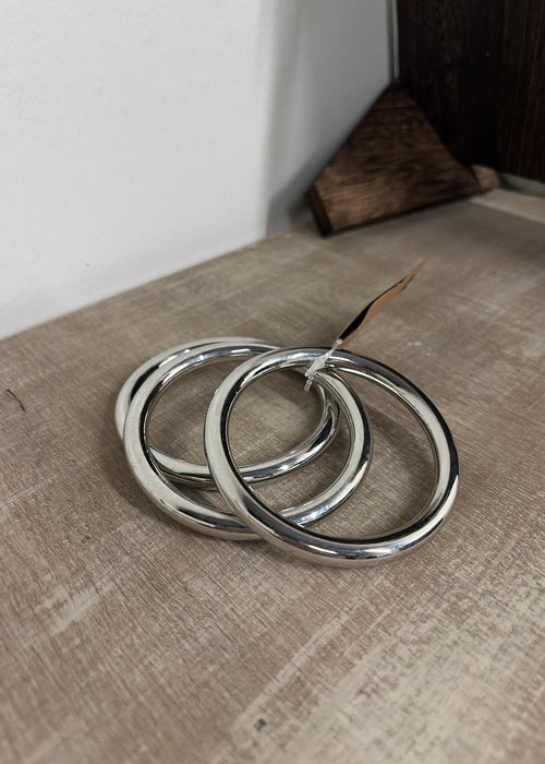 Silver Bangle Set