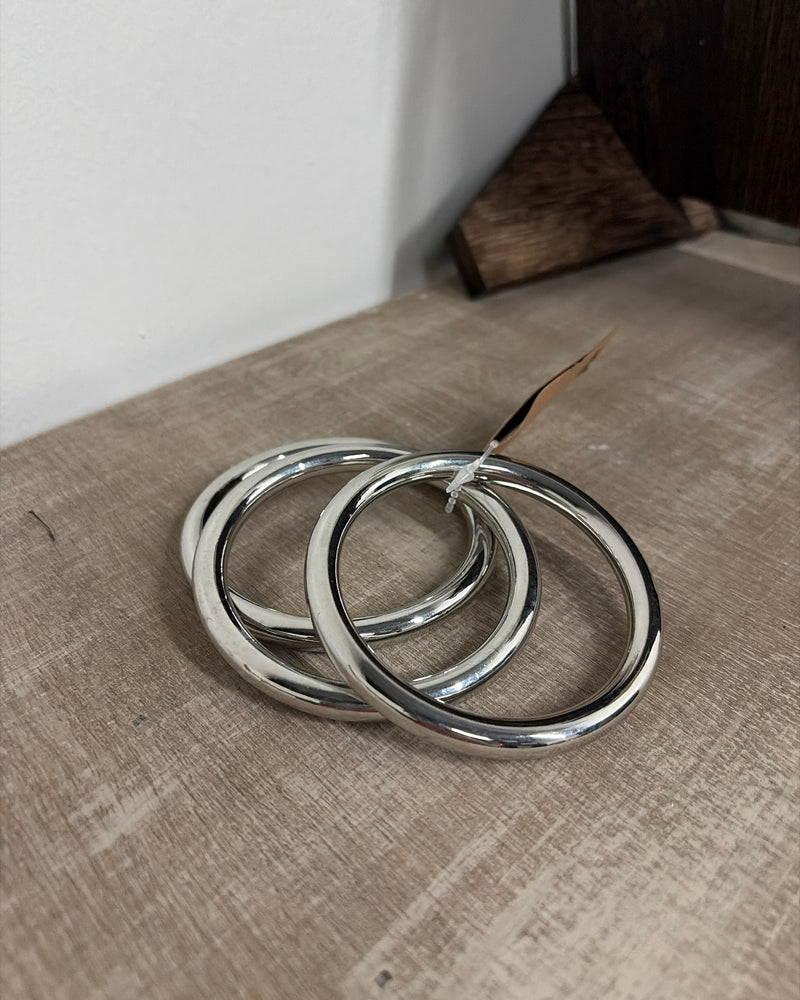 Silver Bangle Set