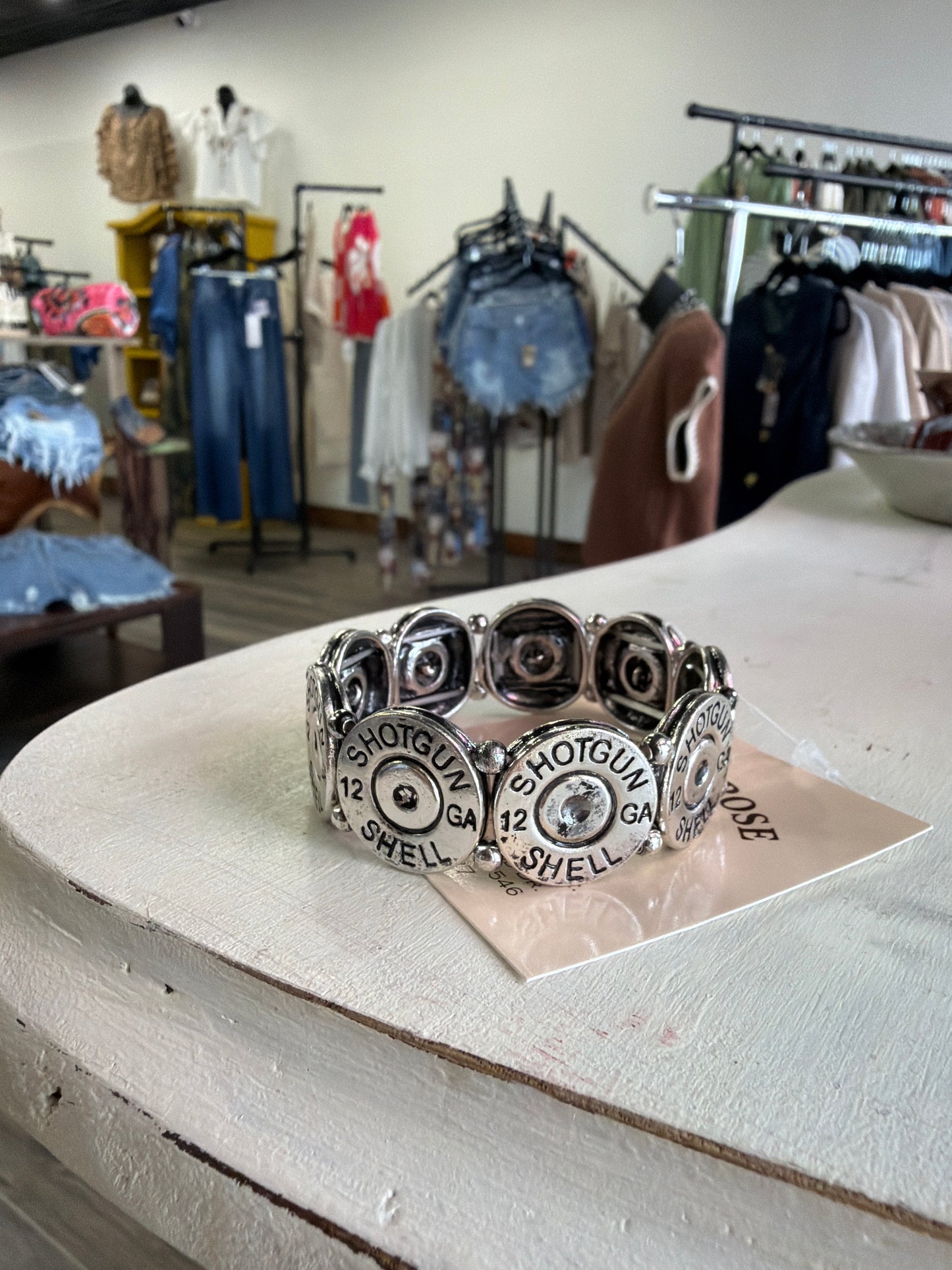 Shotgun Shell Stretch Bracelet