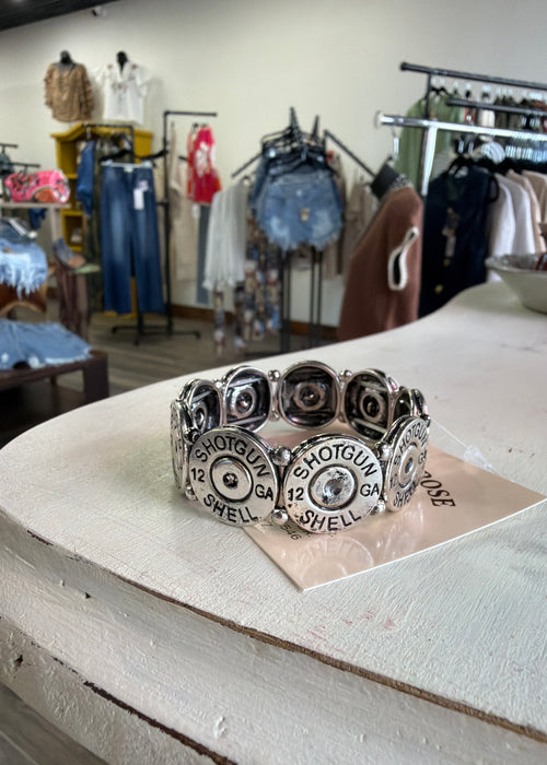 Shotgun Shell Stretch Bracelet