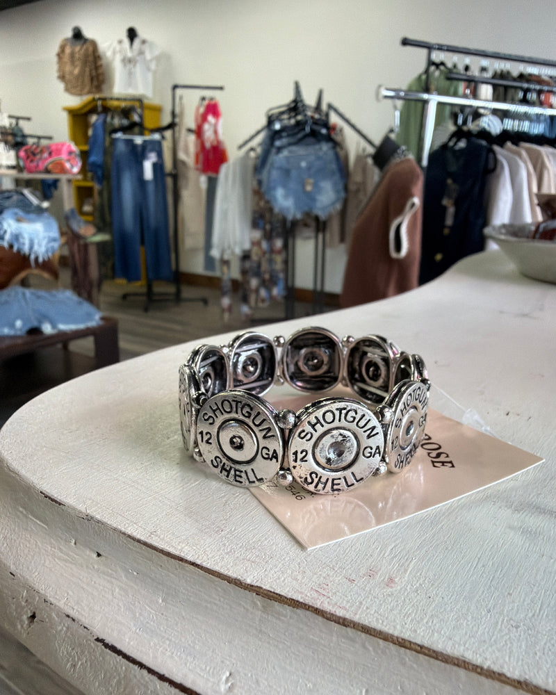 Shotgun Shell Stretch Bracelet