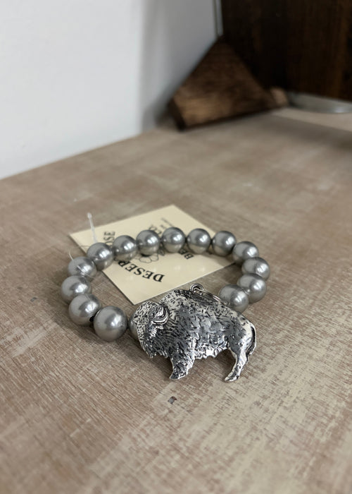 Buffalo silver bracelet