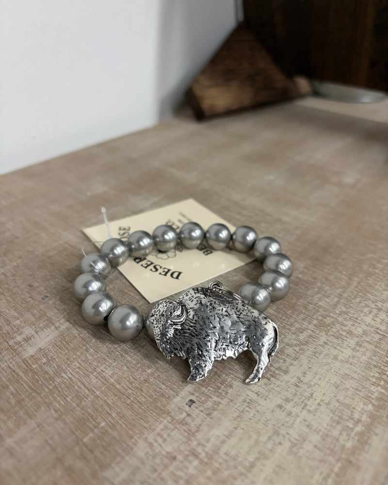 Buffalo silver bracelet