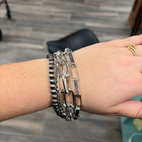 5 Layered Chunky Chain Navajo Style Bracelet