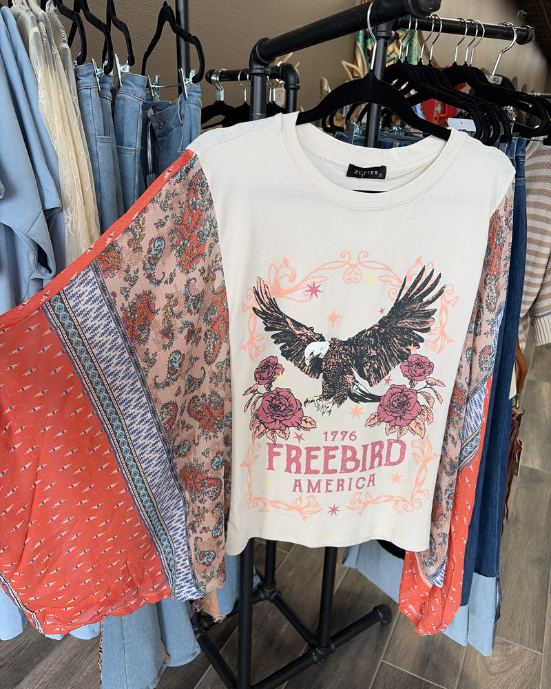 Zutter Short Sleeve Free Bird America 1776