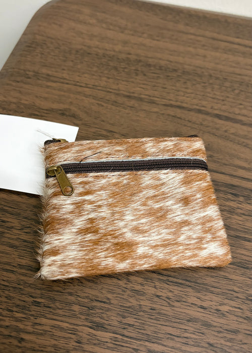 Cowhide Coin Purse