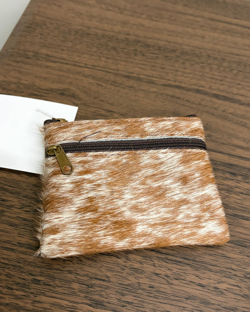 Cowhide Coin Purse