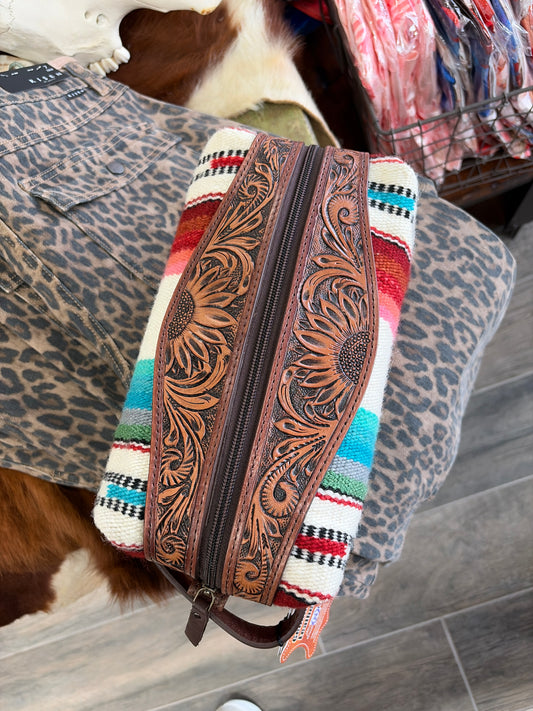 American Darling Toiletry Genuine Western Leather Women Bag