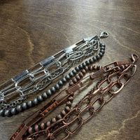 5 Layered Chunky Chain Navajo Style Bracelet