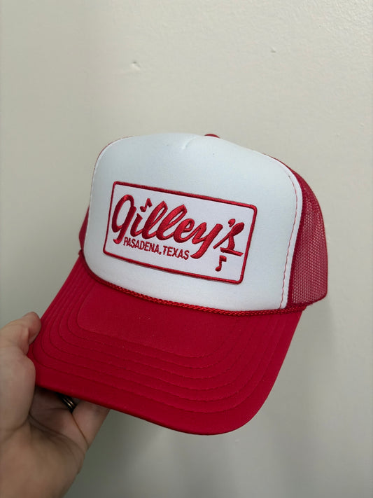 Red gilleys trucker