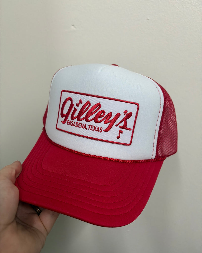 Red gilleys trucker