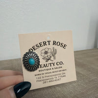 Oval Concho Hat Pin