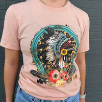 Rebel Floral Leopard Headdress Top
