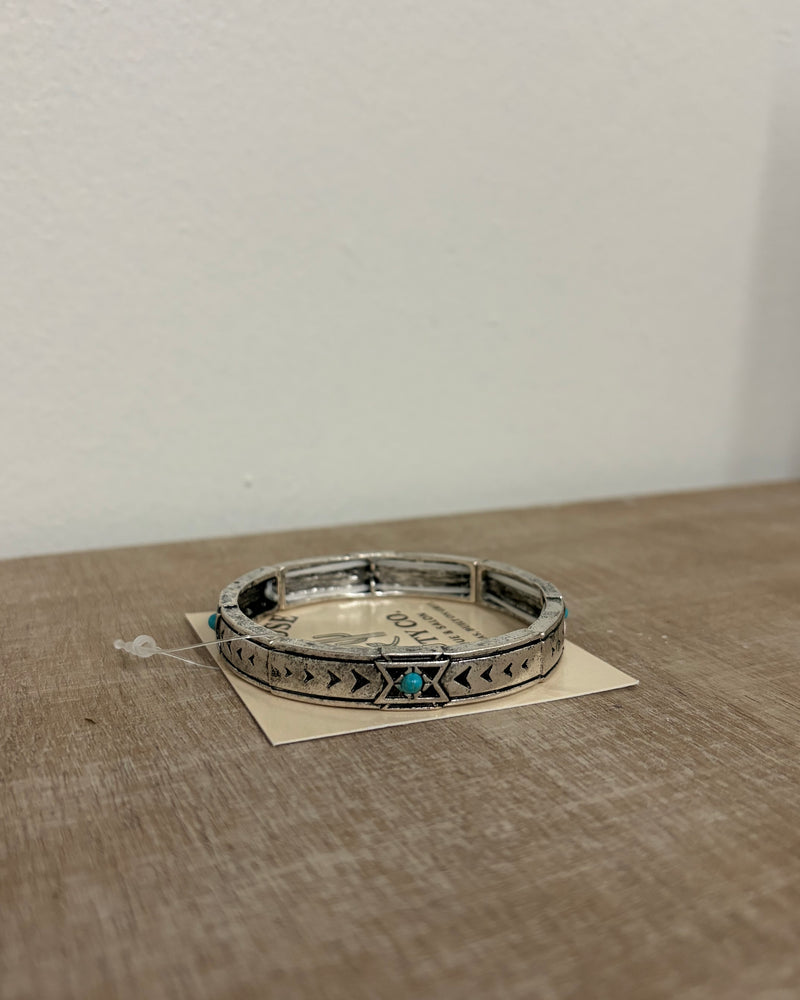 Aztec Stretch Bracelet