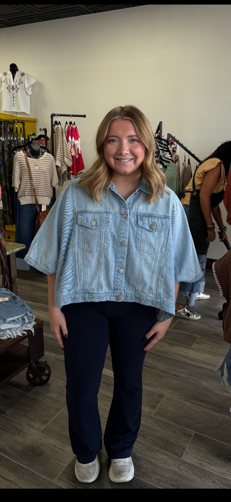 Risen Flowy Square Cape Jacket