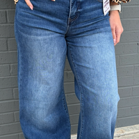 Risen TC-High Rise Ankle Palazzo Jeans