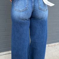 Risen TC-High Rise Ankle Palazzo Jeans