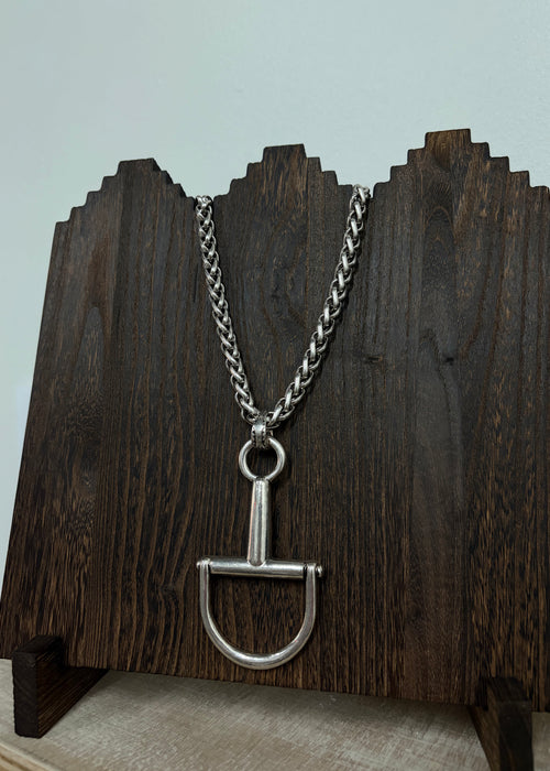 Horse Bit Braid Chain Necklace