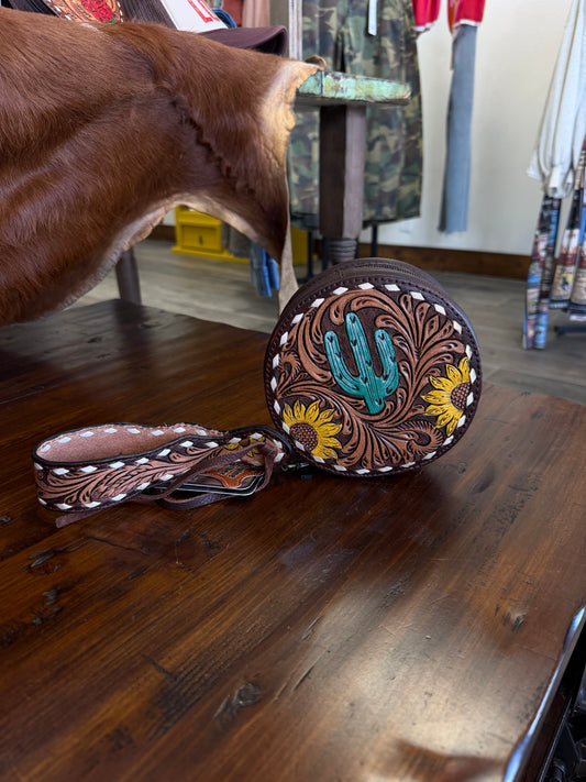 American Darling Canteen Genuine Western Leather Women Bag