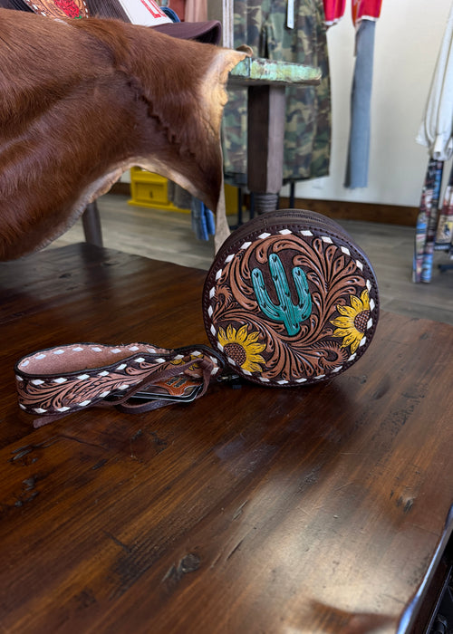 American Darling Canteen Genuine Western Leather Women Bag